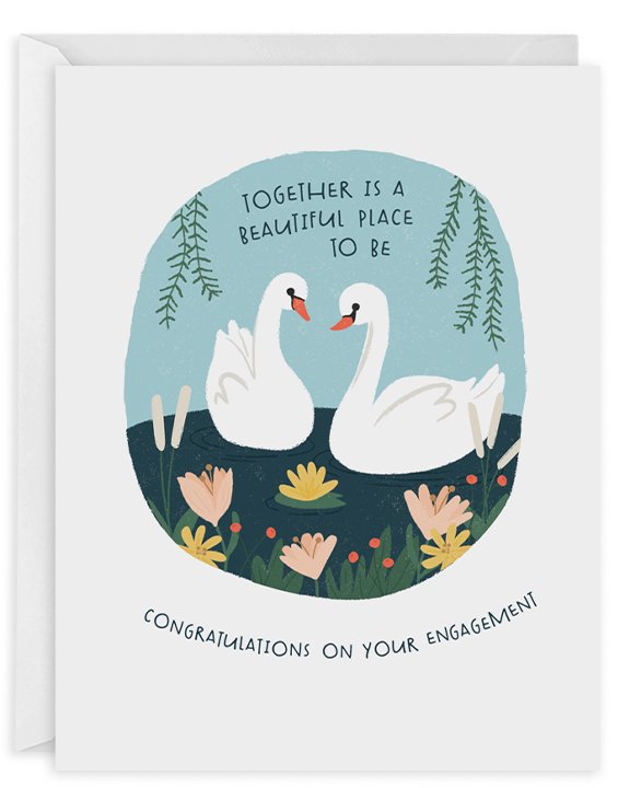 Beautiful Together Wedding Card