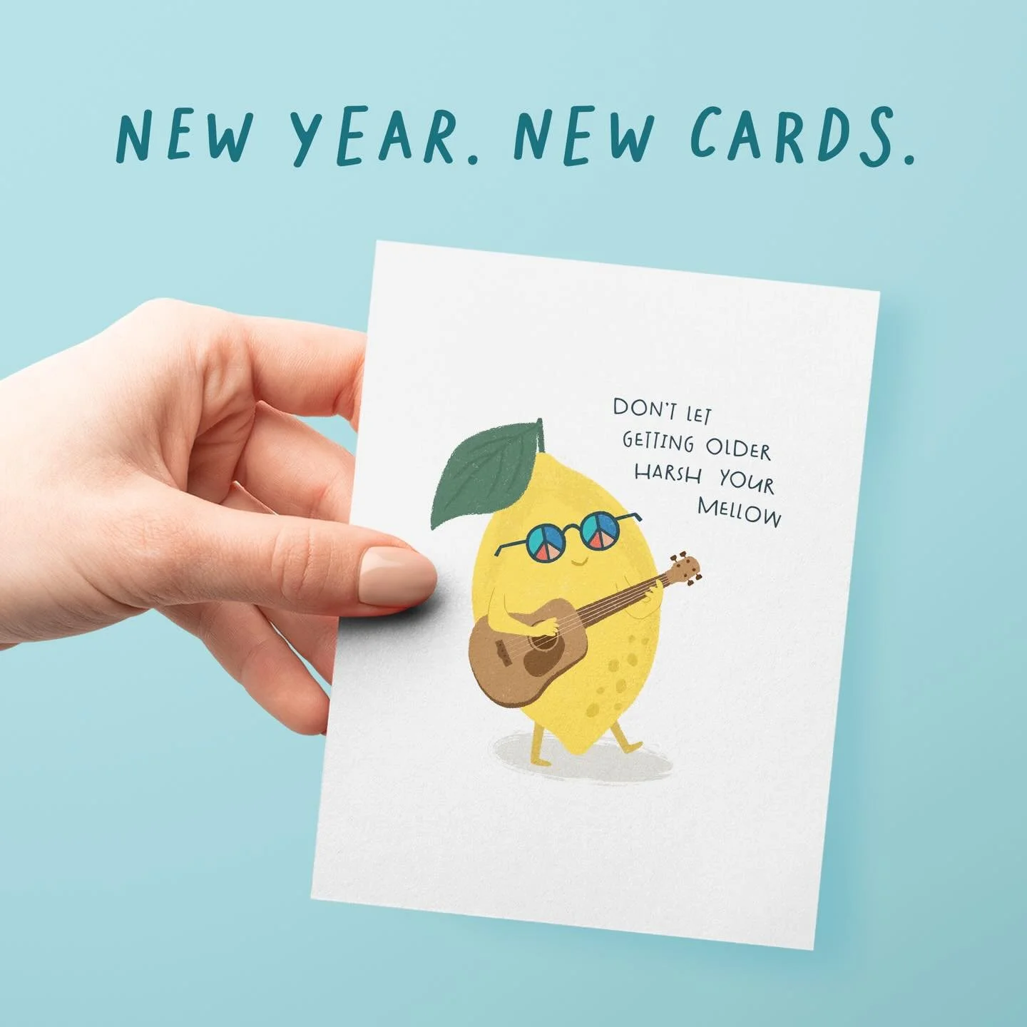 Happy 2026! I went a little off grid for the holidays, trying to live in the moment and all that good stuff BUT the new year brings new things and I&rsquo;m ready for it. New everyday cards are now on shelves. Check the link in my bio to find a store