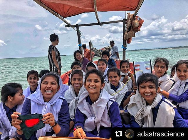 #Repost @adastrascience: &ldquo;It&rsquo;s hard not to smile when you are having so much fun exploring! Check out our underwater rover from @openrov that we used to check out what was lurking beneath!&rdquo; 🙏🏾
.
#stemgirls #Bangladesh #girlsinscie