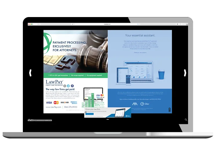 Stand alone digital full-page ad
