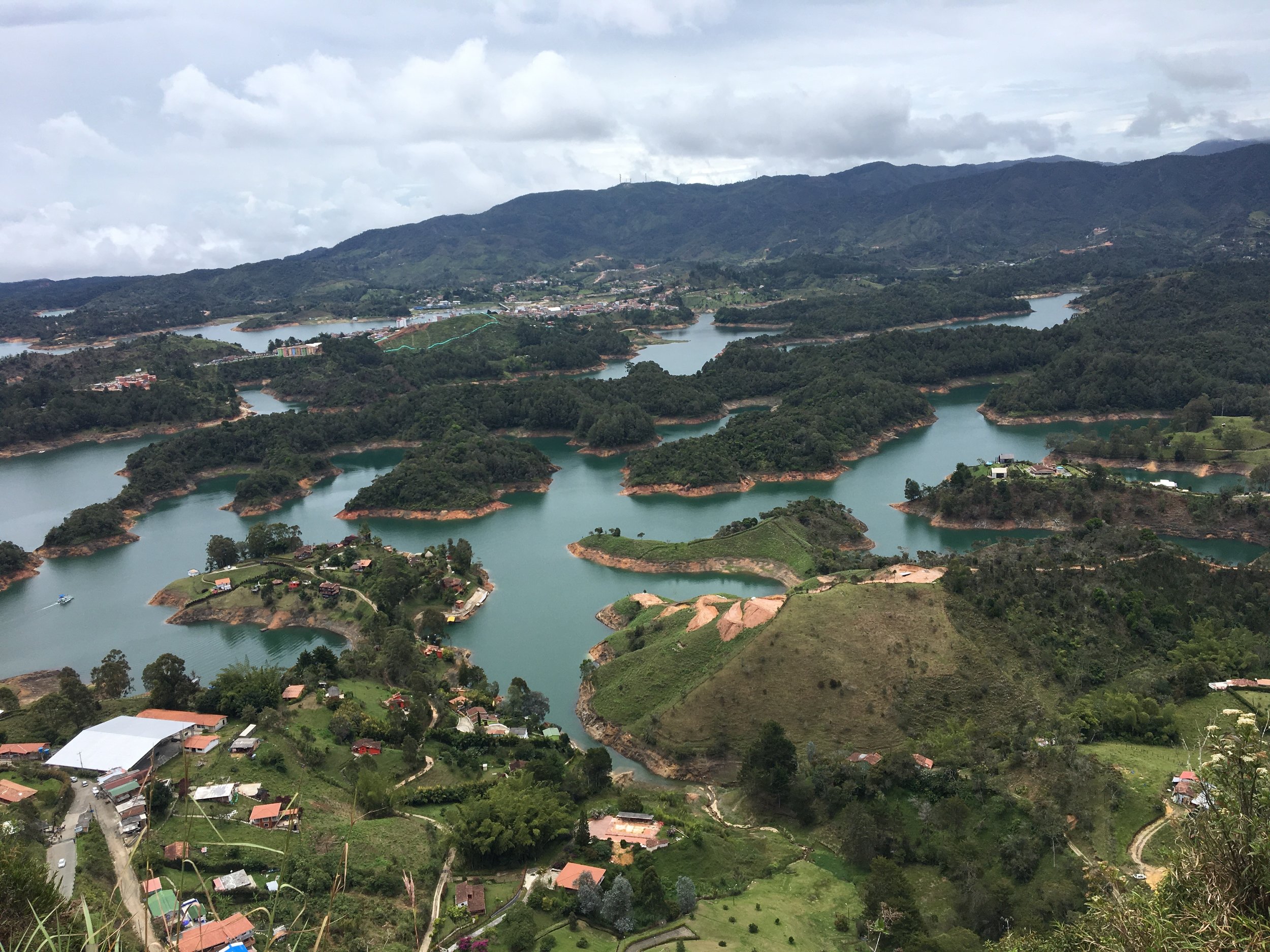 Man made lake. Penol, Colombia