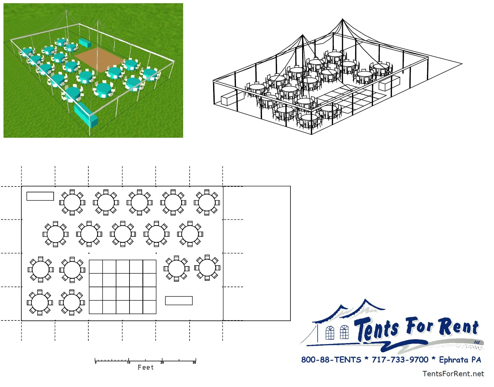 Tent Layout Ideas Table Layouts for Event Tents For Rent