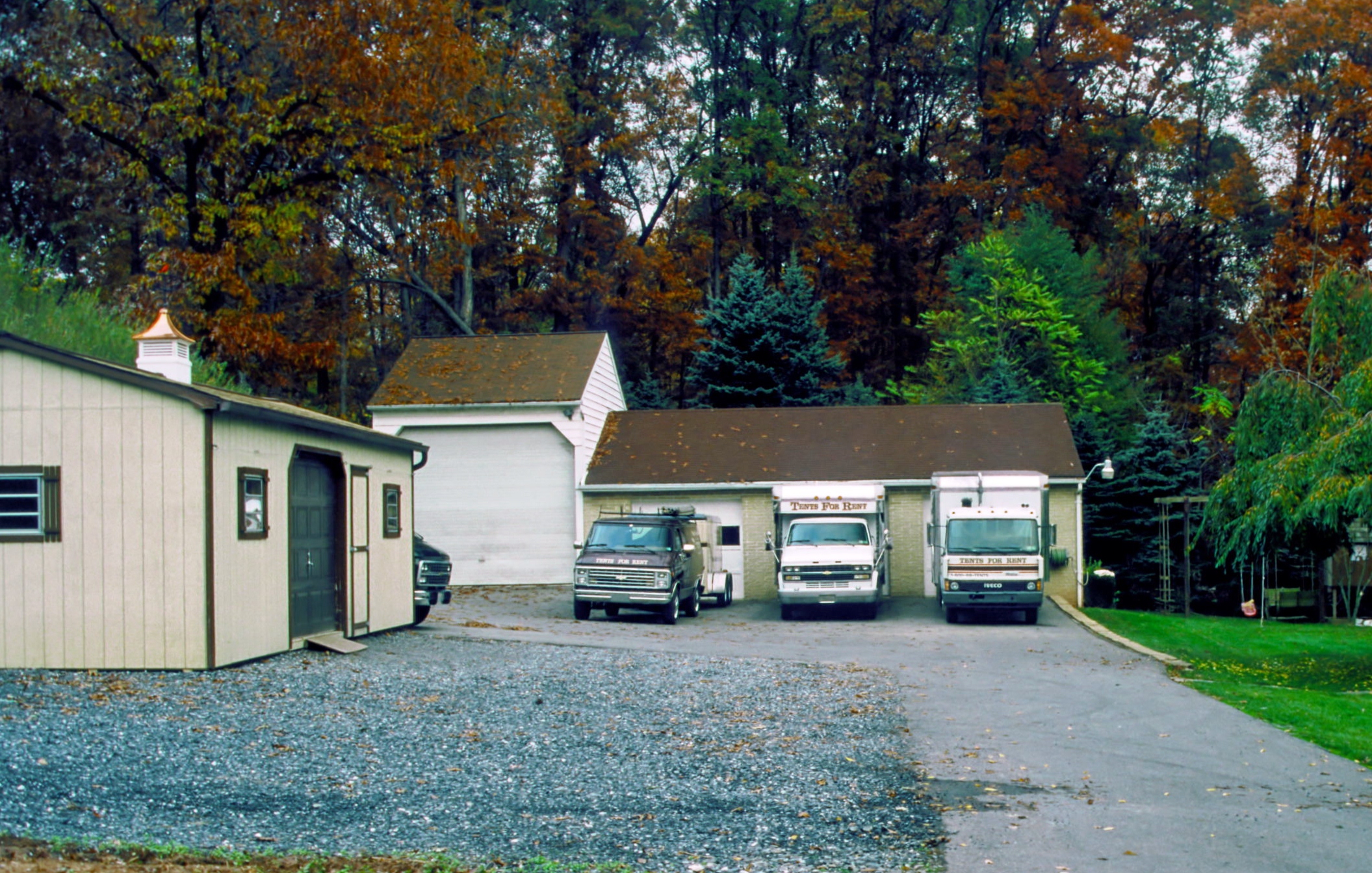  In 1985, we moved to a 3 car garage. 