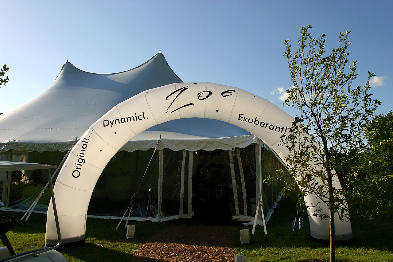 White party tent