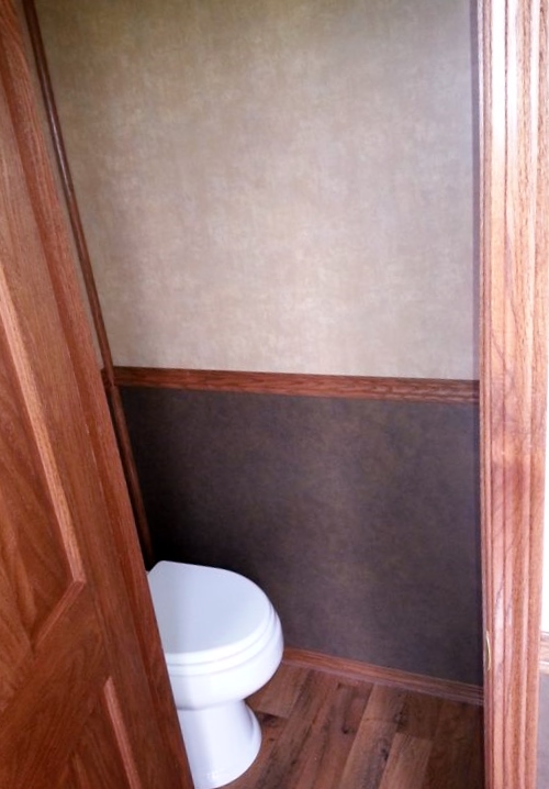 Six person restroom trailer