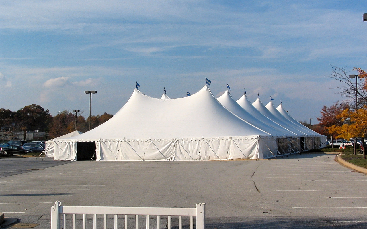 Large dining tents