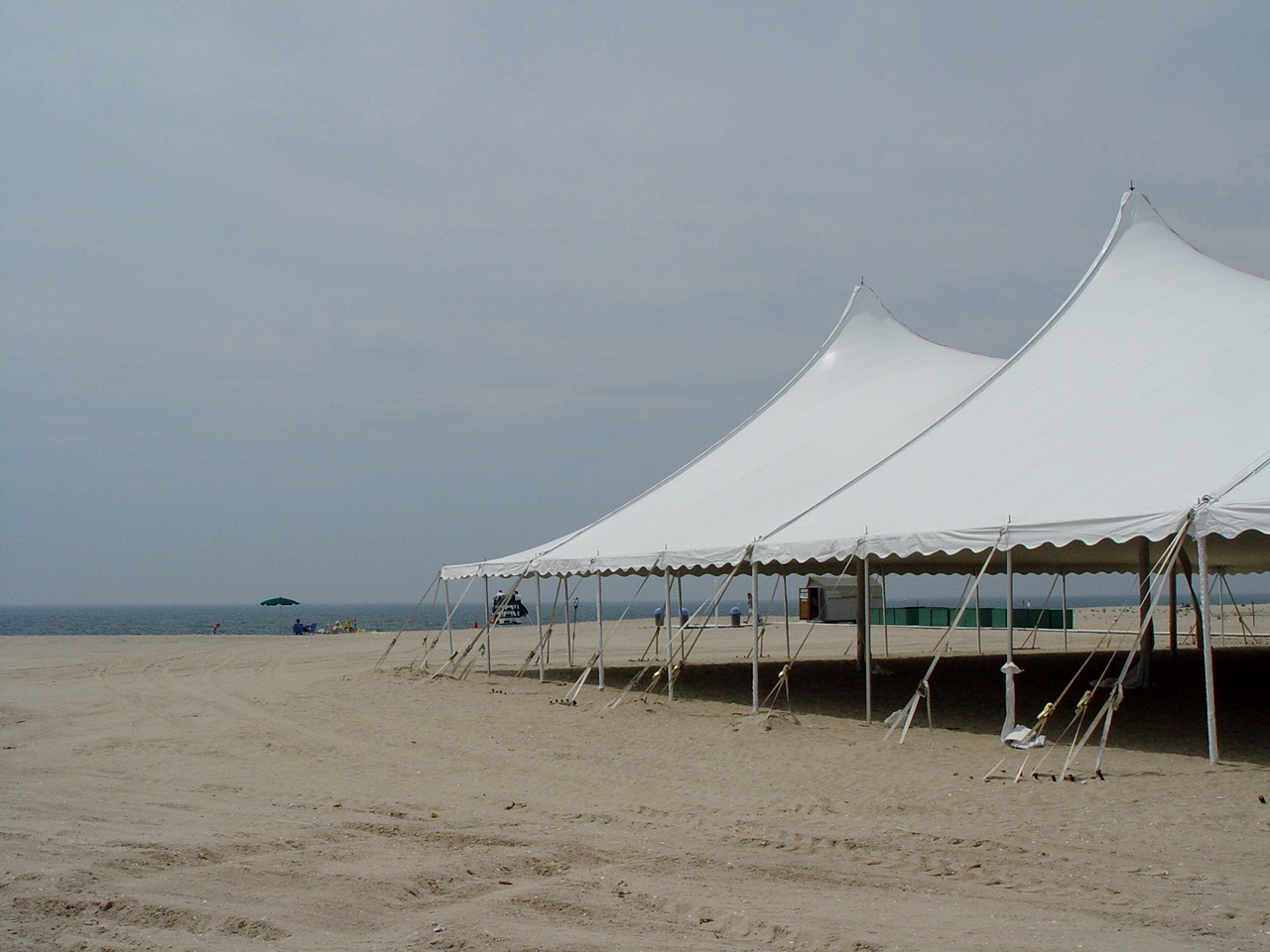 Beach wedding tent