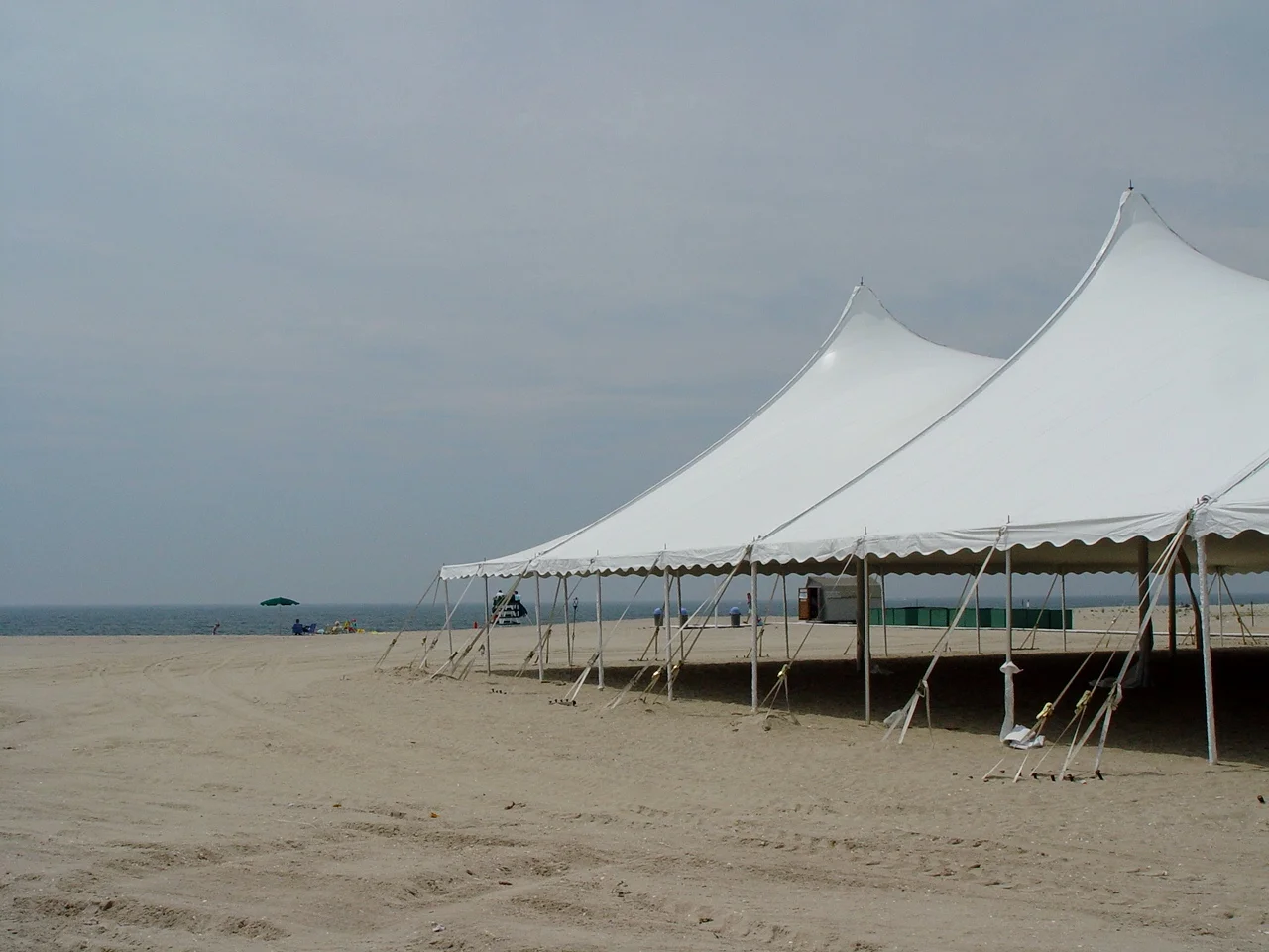 Where can tents be installed?