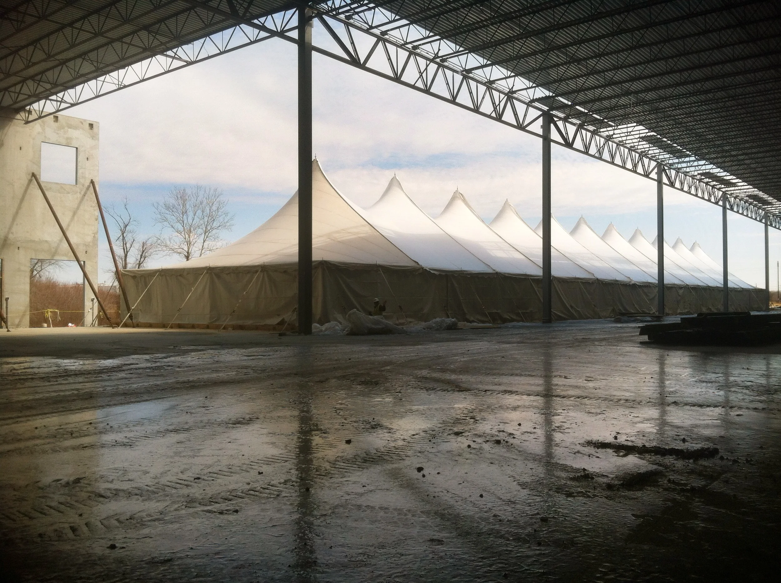 winter construction — Tents For Rent Blog Event Articles & More Tents For Rent
