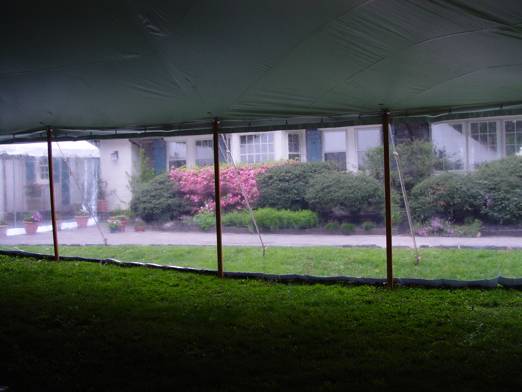 Clear tent walls