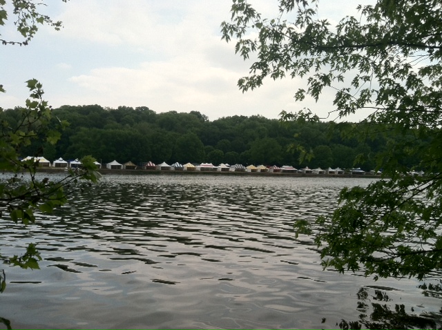 Rowing race tents