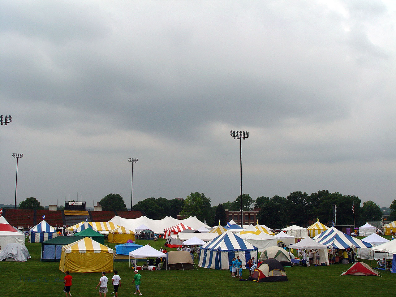 Relay for Life team tents