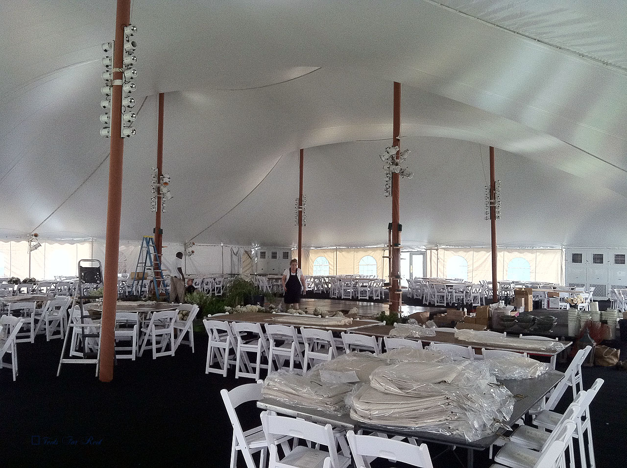 Large wedding tents for rent in Bensalem