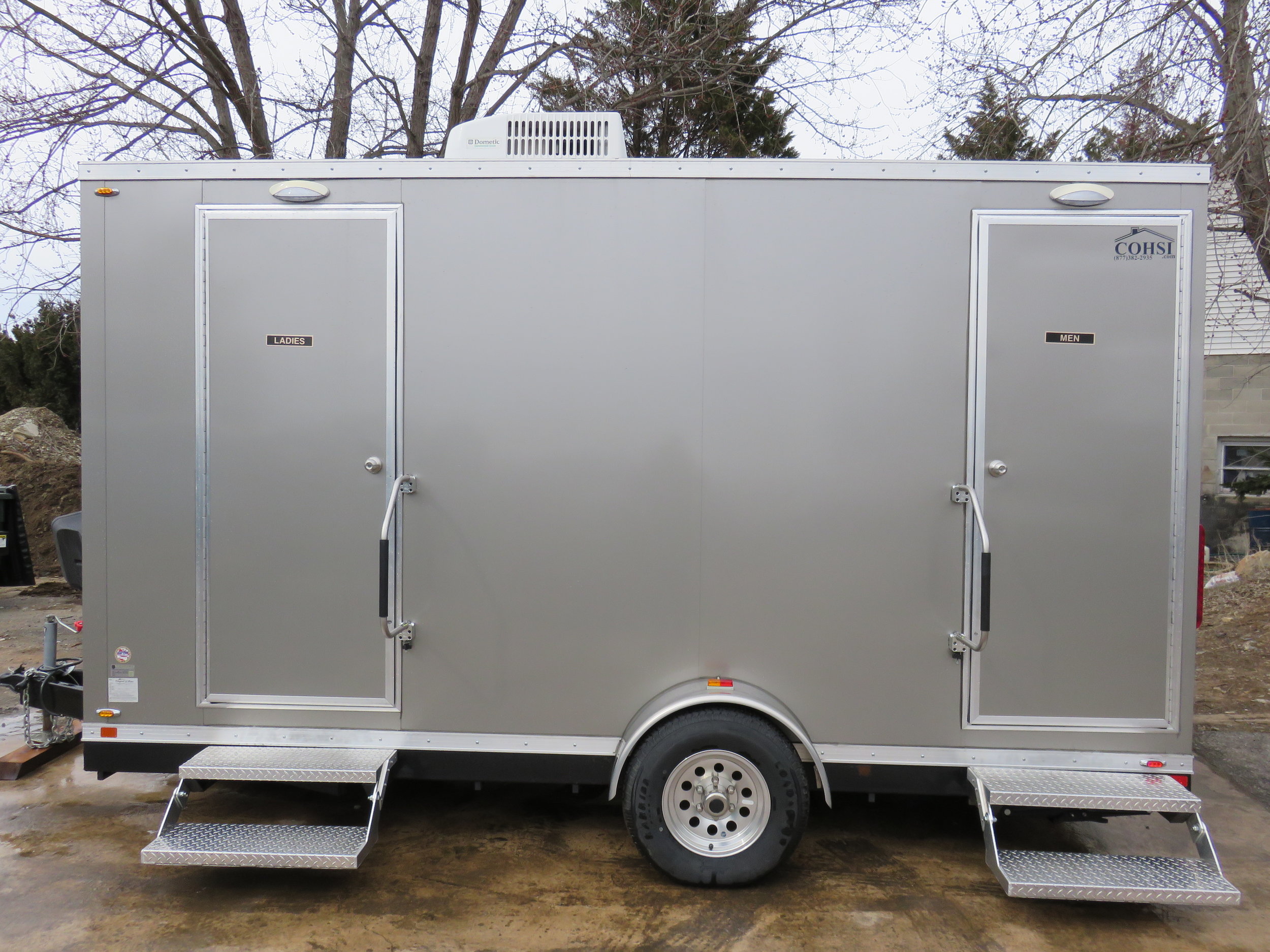 4 person restroom trailer for tent events