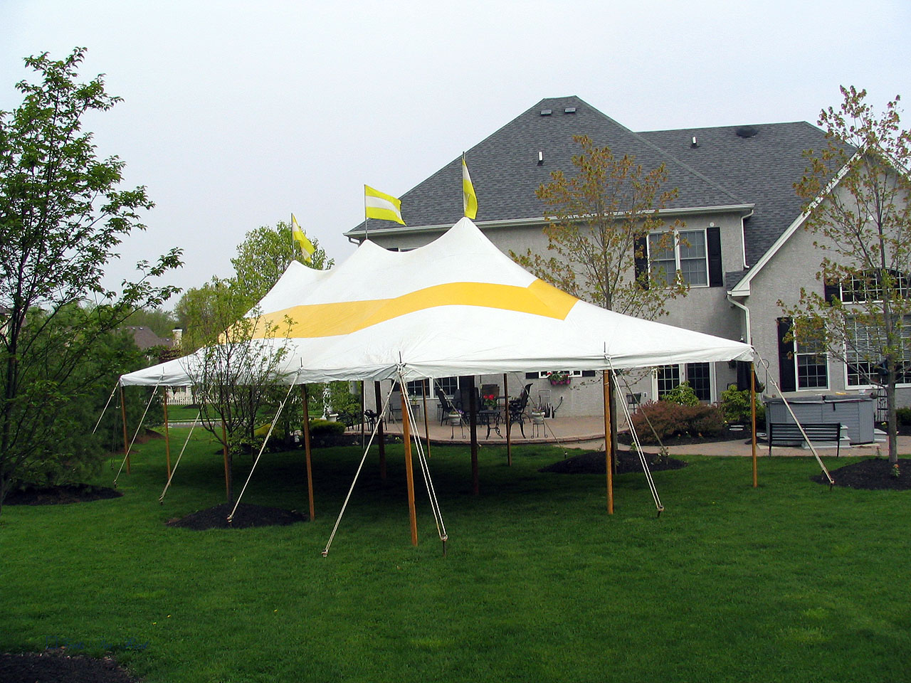 Grad party tent
