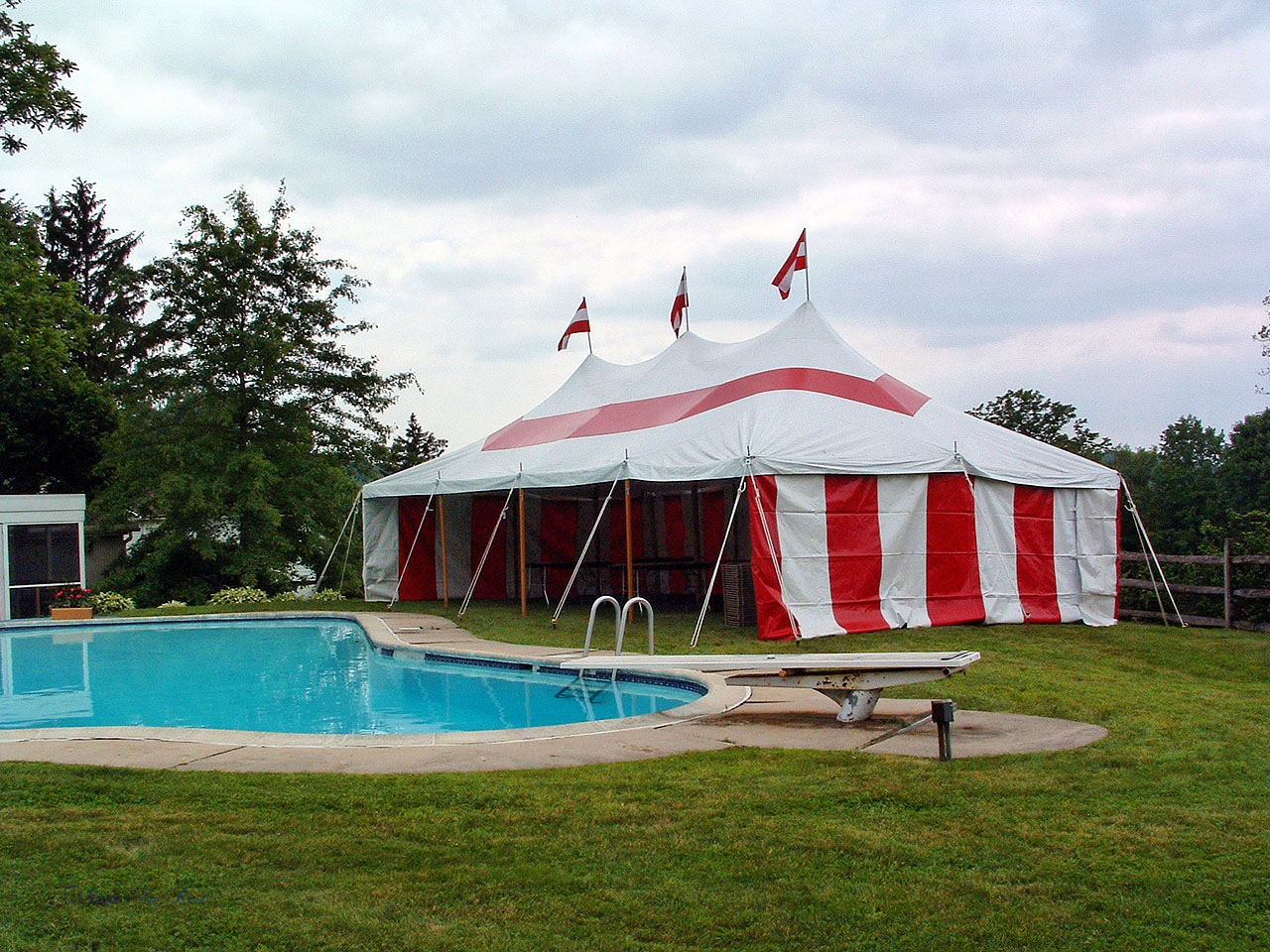 Graduation party tent