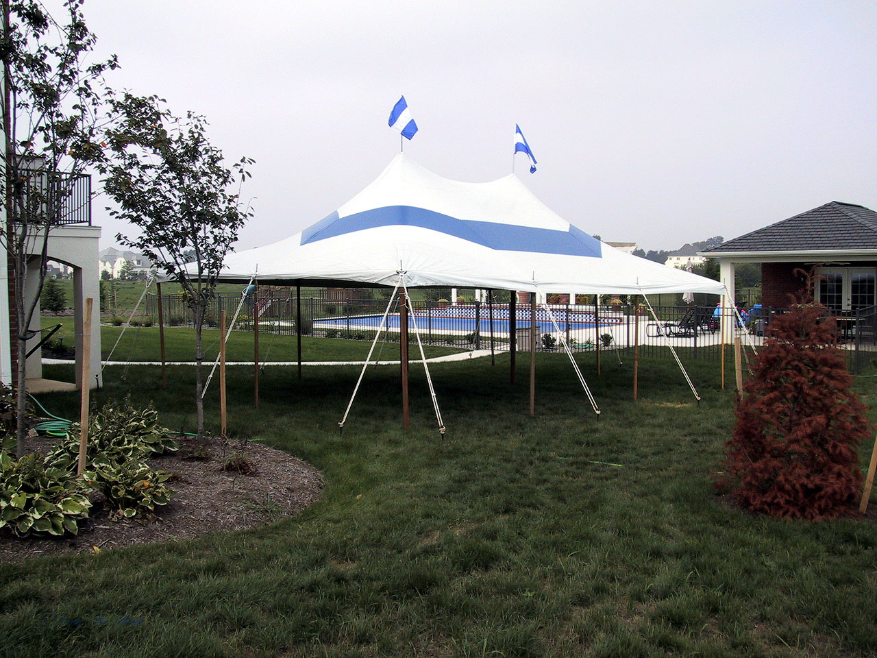 Celebrate outdoors with a graduation party tent