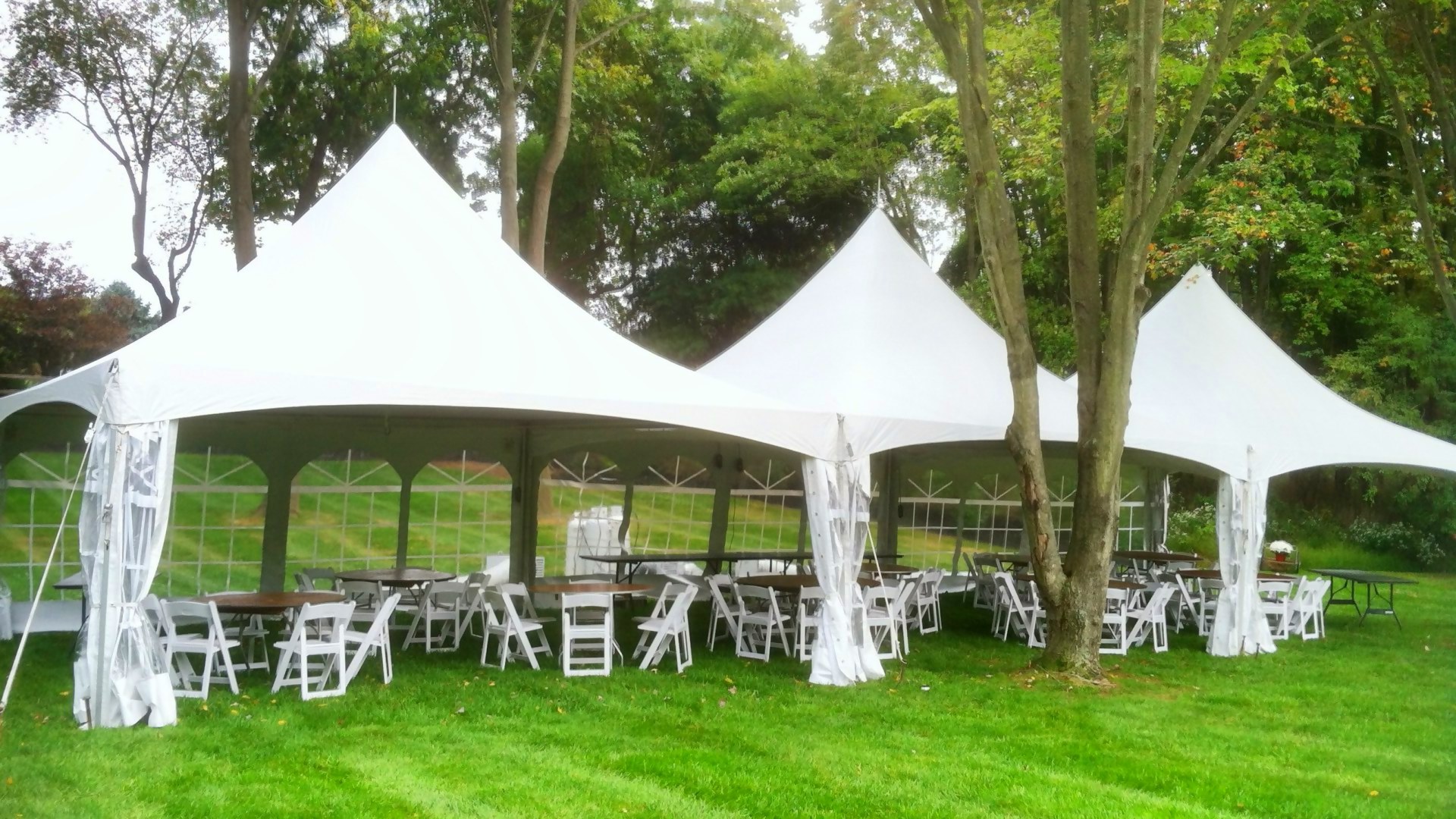 Cape May Beautiful white outdoor frame tent