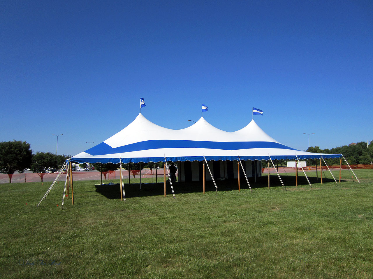Blue Party tent for rent in Quakertown,PA