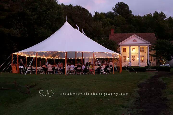 Gorgeous sailcloth tent for rent in Rising Sun, MD