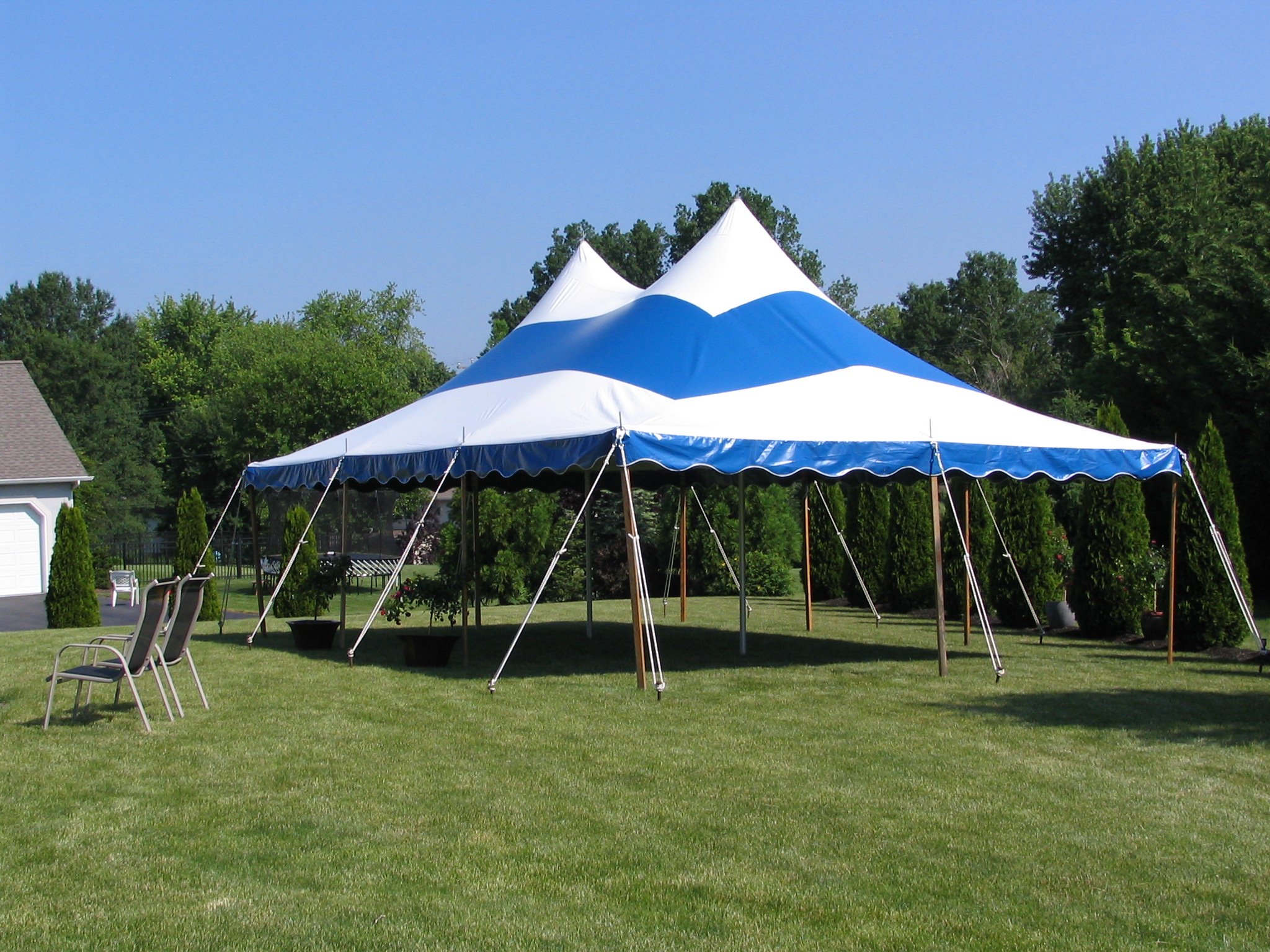 Nice blue party tent for rent in Cherry Hill, NJ