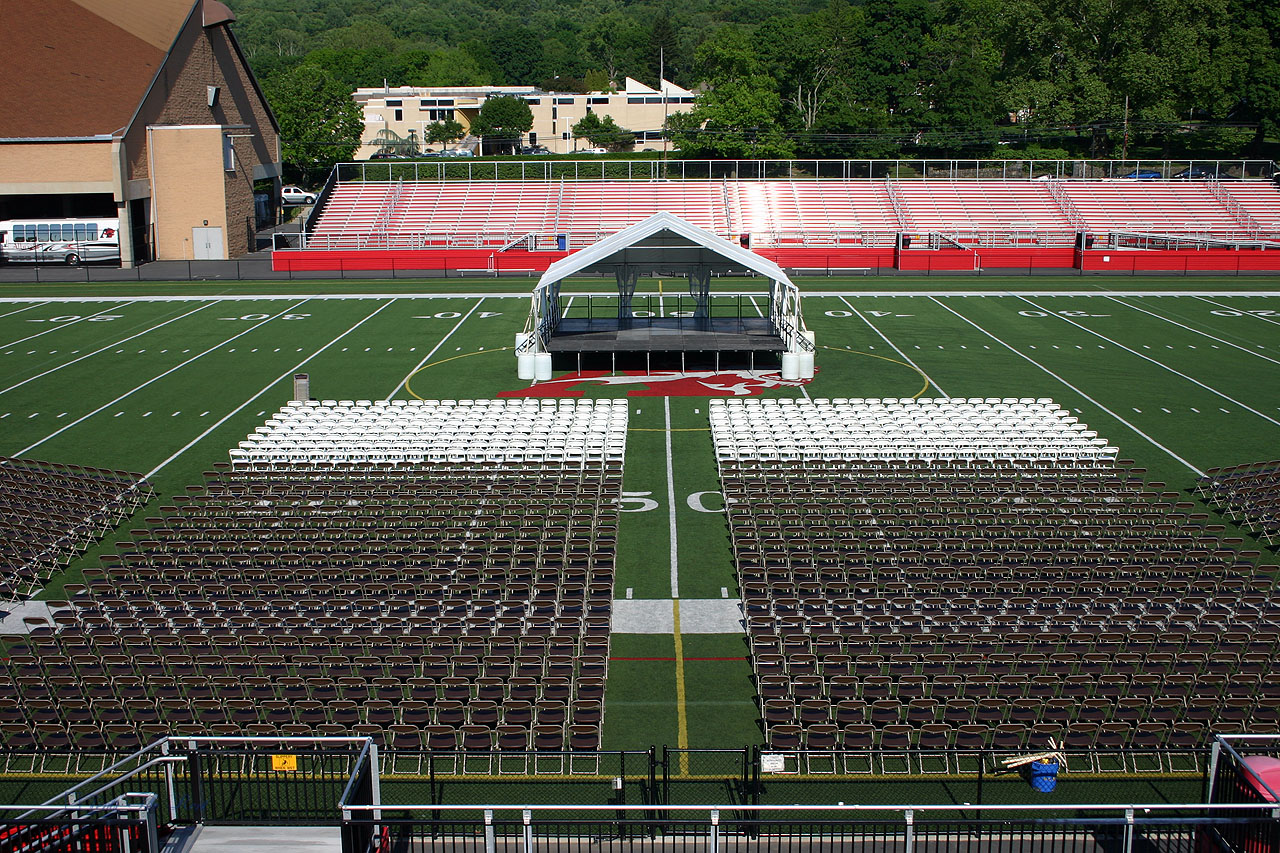 Stage and frame tent cover for rent in Kennett Square, PA