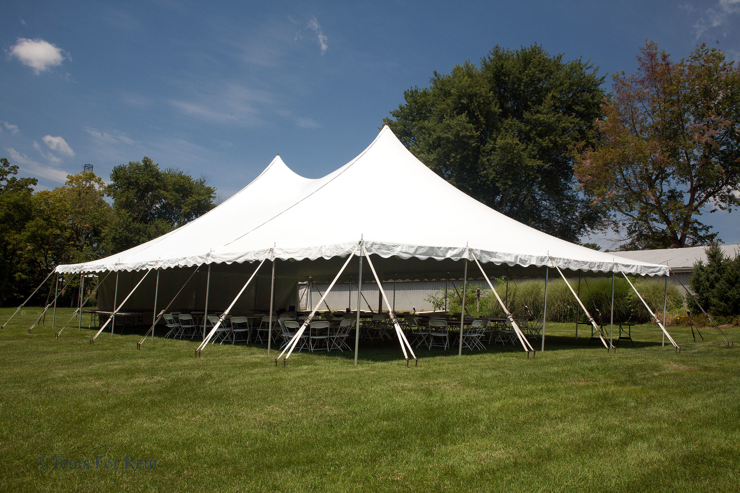 Beautiful white tent for rent in Palmyra, PA