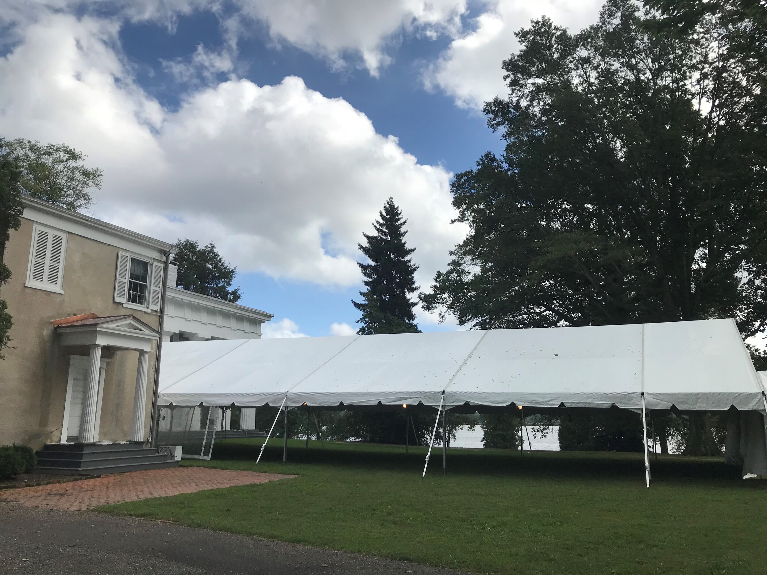 Wedding venue tent management