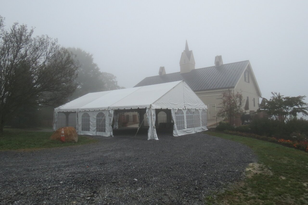 Wedding venue tent purchase