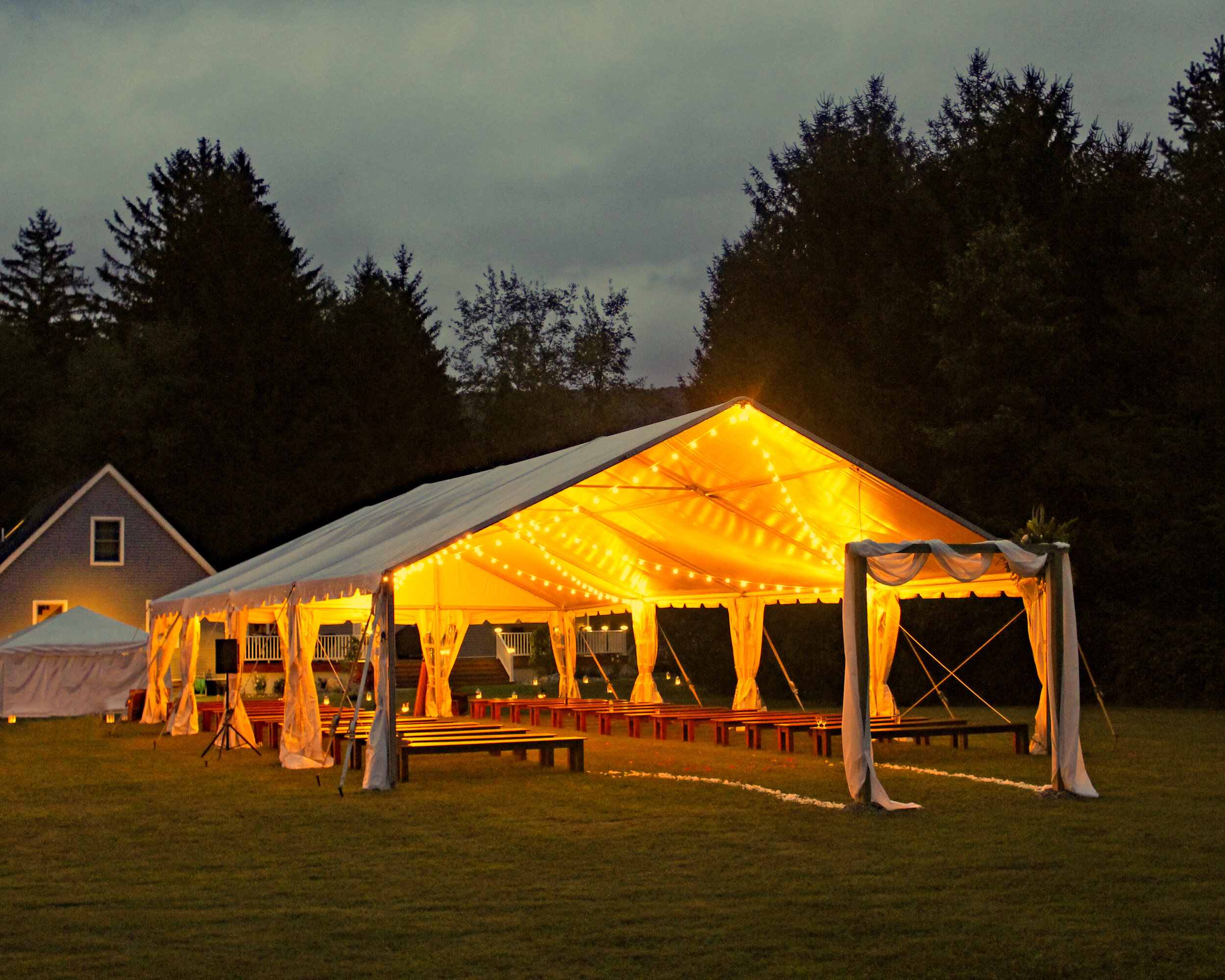 30x60 frame tent for wedding ceremony