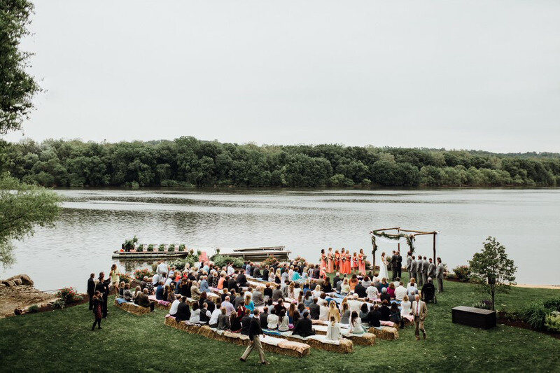 Susquehanna riverside wedding