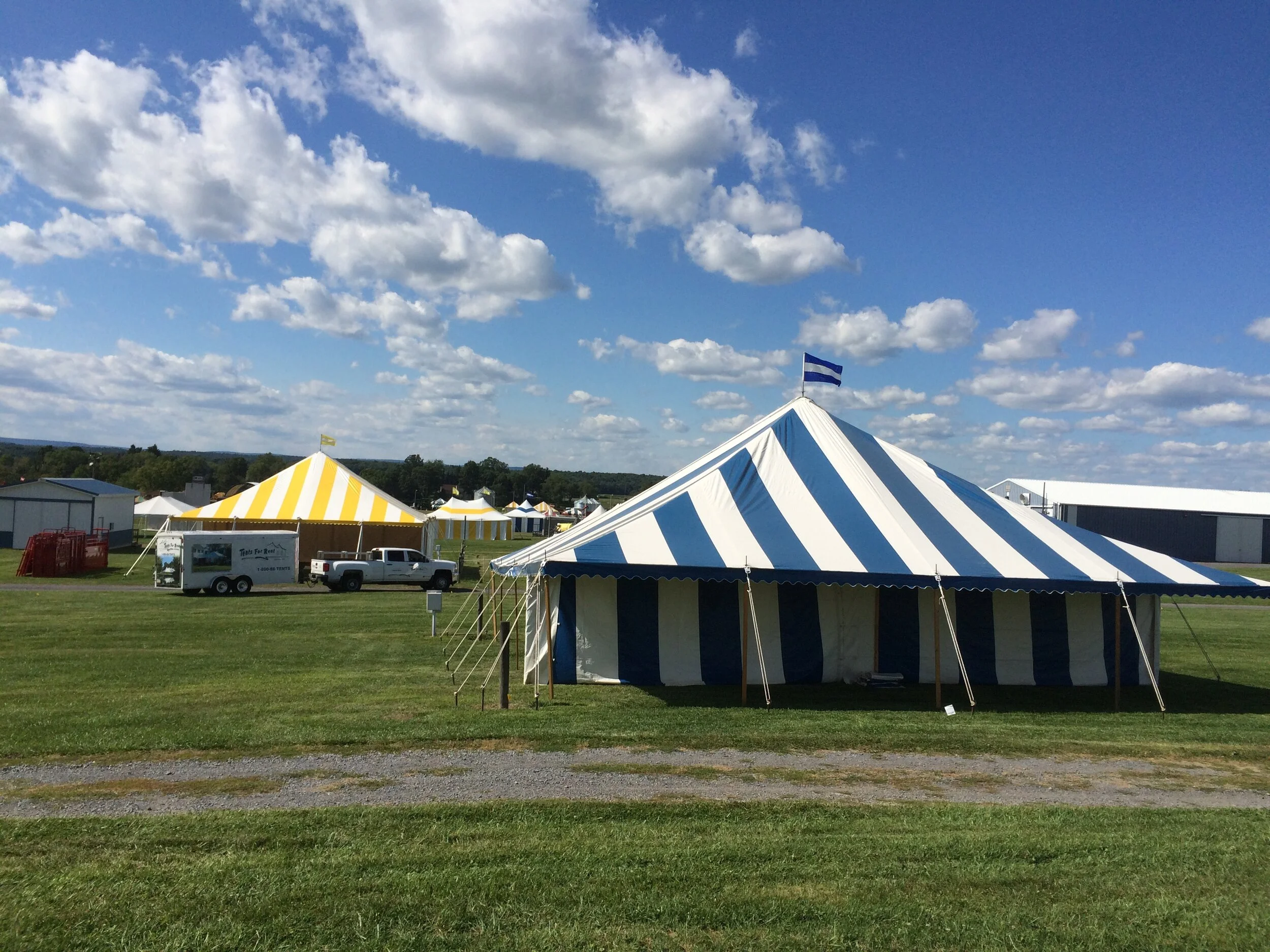 Farm show tents