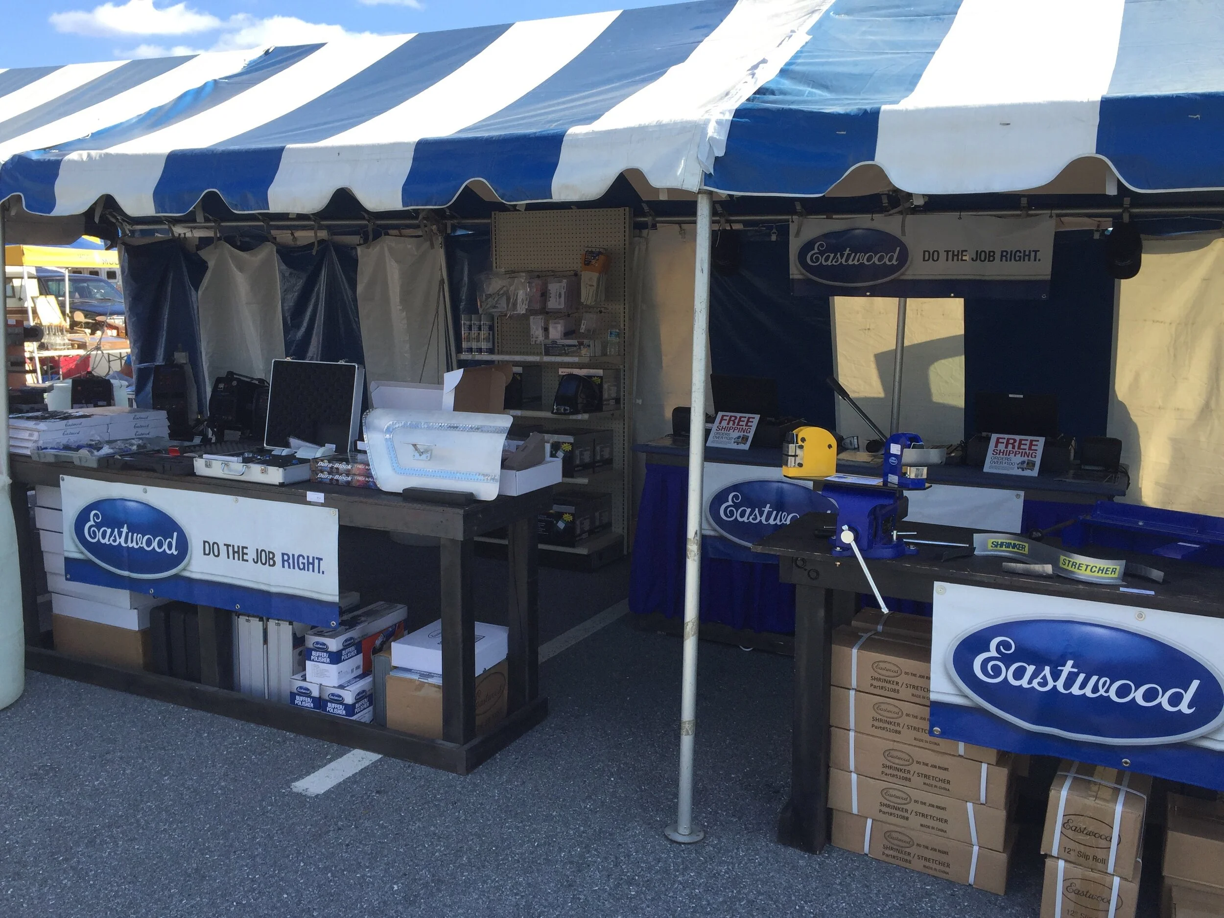 Hershey car show tent