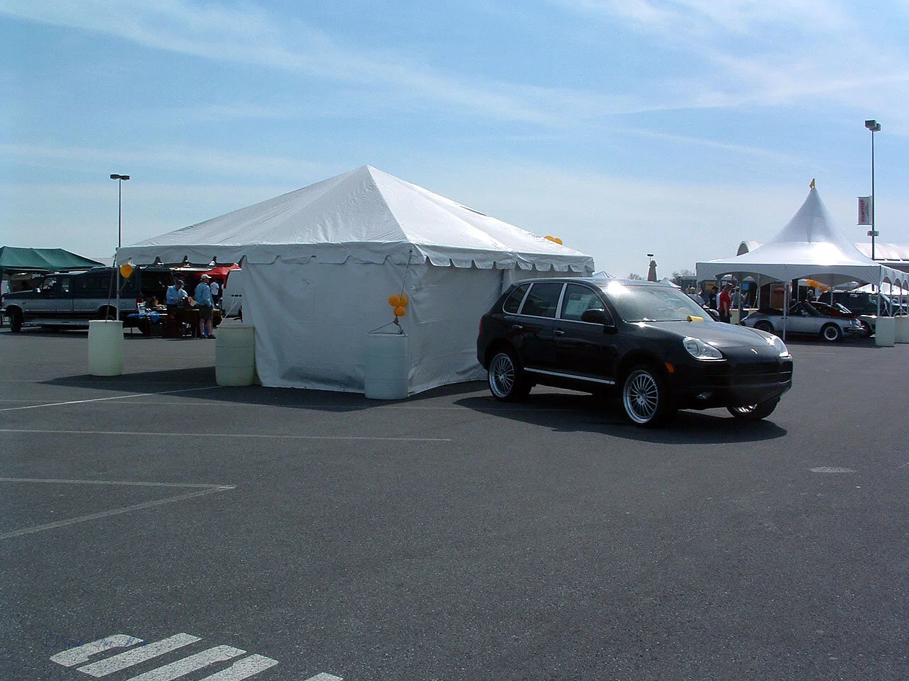 Car show tent
