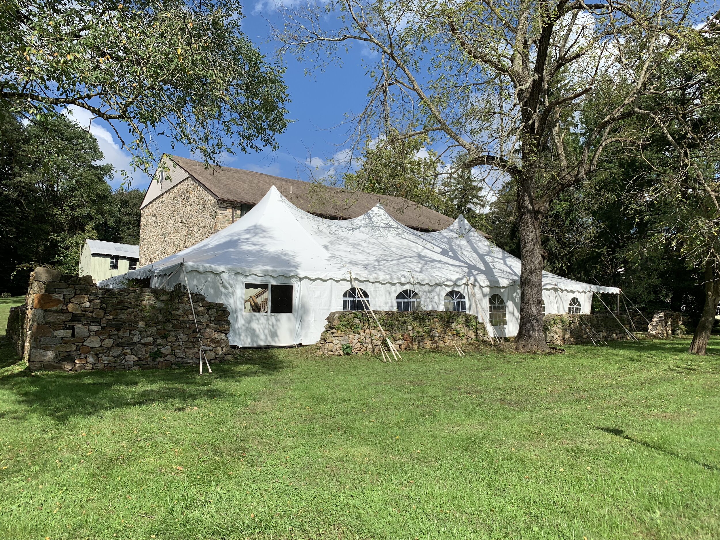 Outdoor dining tent