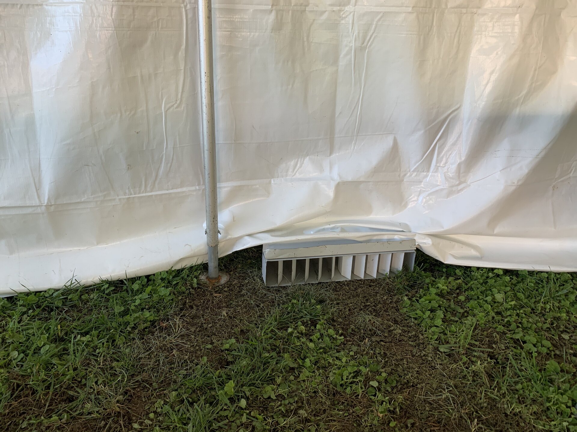 Tent heater diffuser (vent)
