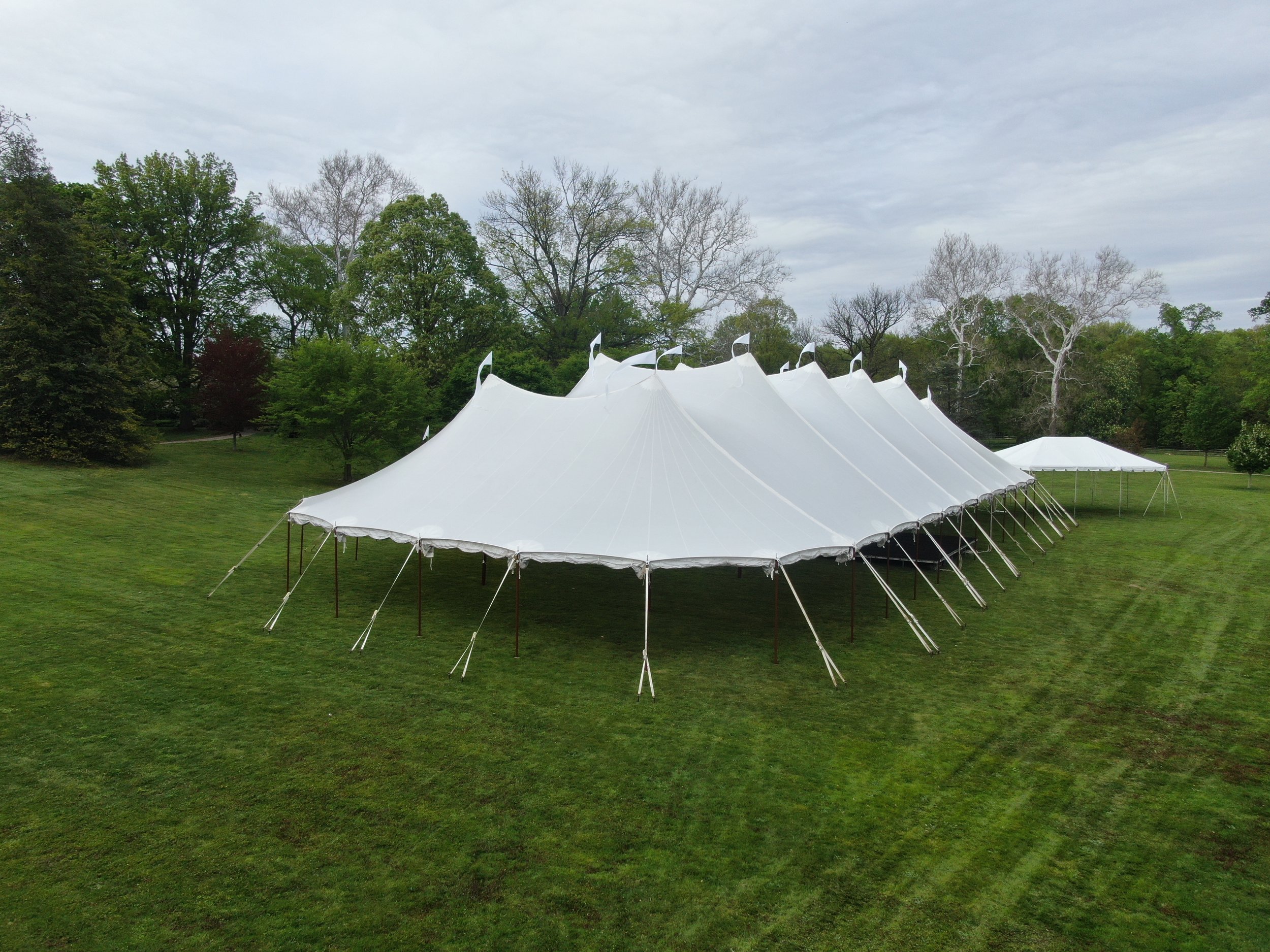 59x138 Aurora sailcloth wedding tent