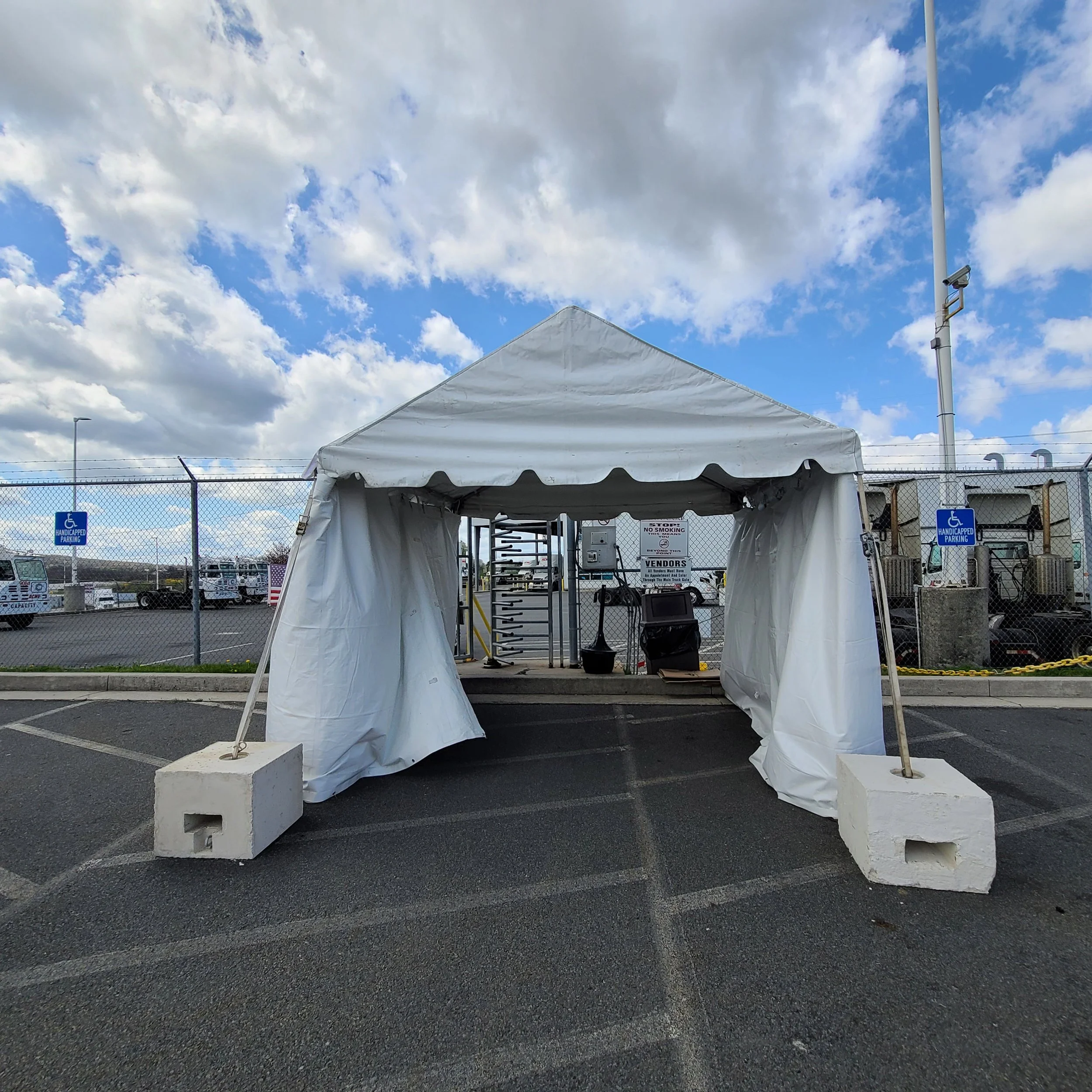 500 lb. concrete tent weights