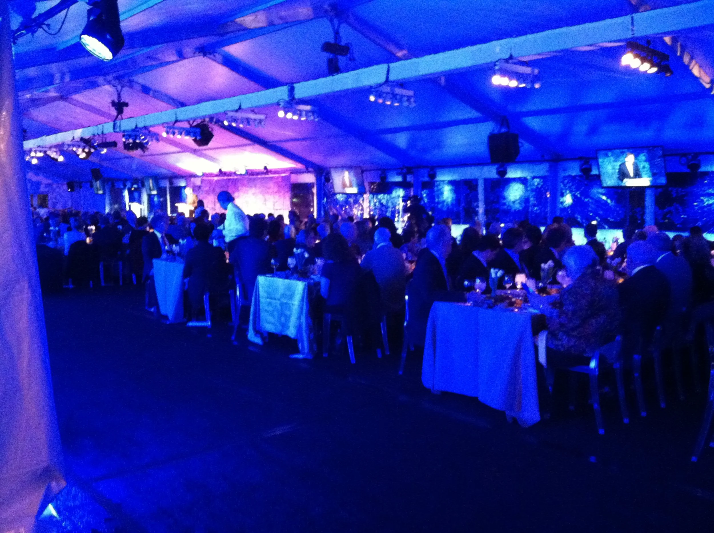 Clearspan Structure Tent Interior