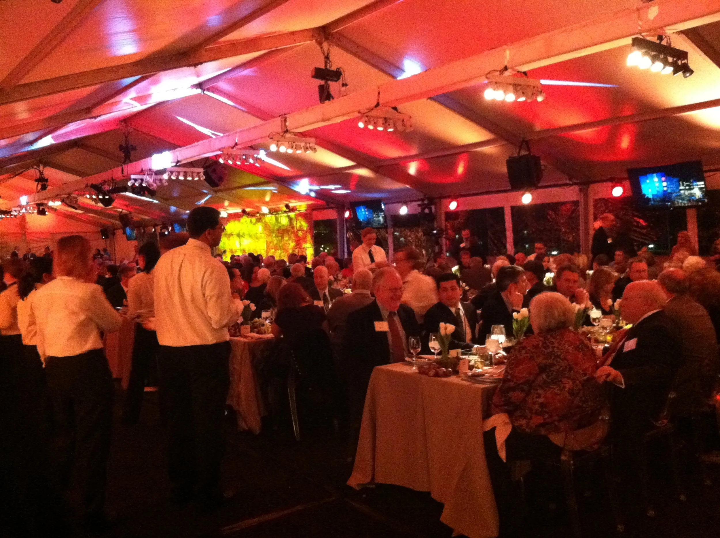 Clearspan Structure Tent Interior