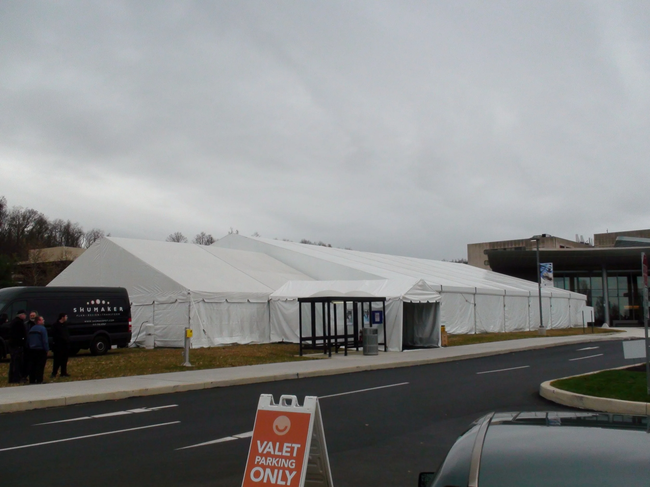 Corporate Event Clearspan Structure Tent