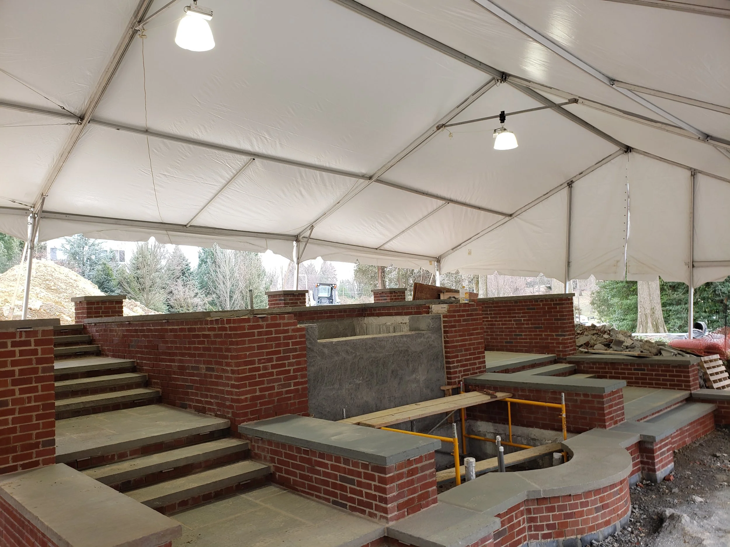 Construction tents for rent