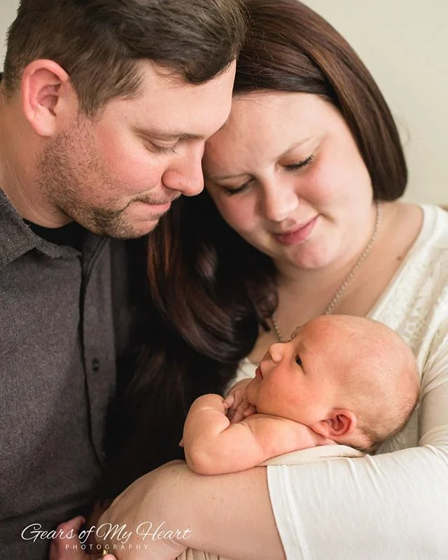 This sweet family is on my heart today.  After being induced one week early so that her husband could attend the birth, this daddy is on a ship for deployment and had to leave his family behind.  It goes without saying that I &hearts;️ my job, but wh