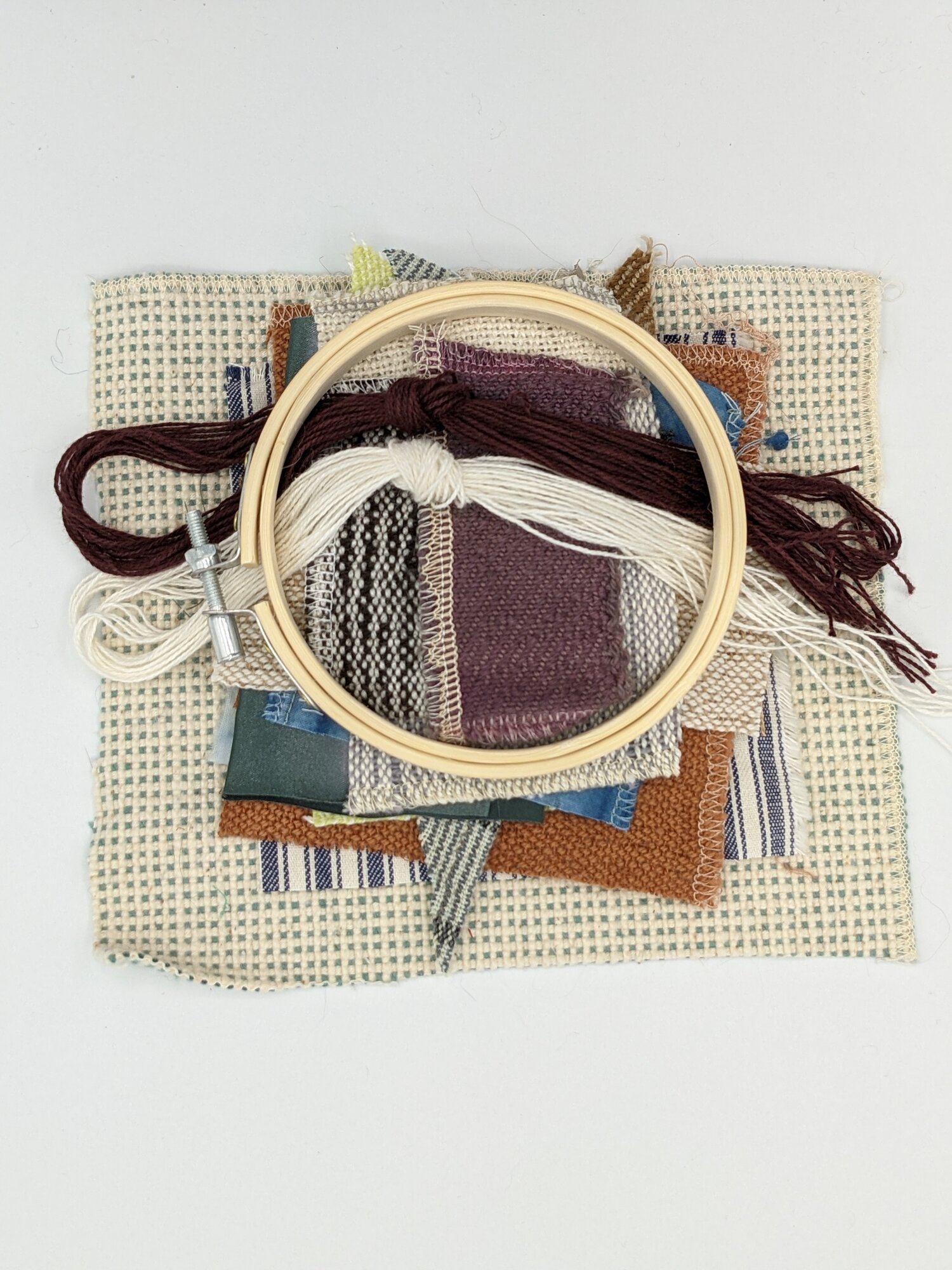 Mending + Embroidery Kit with Mini Hoop — deanna lynch textiles