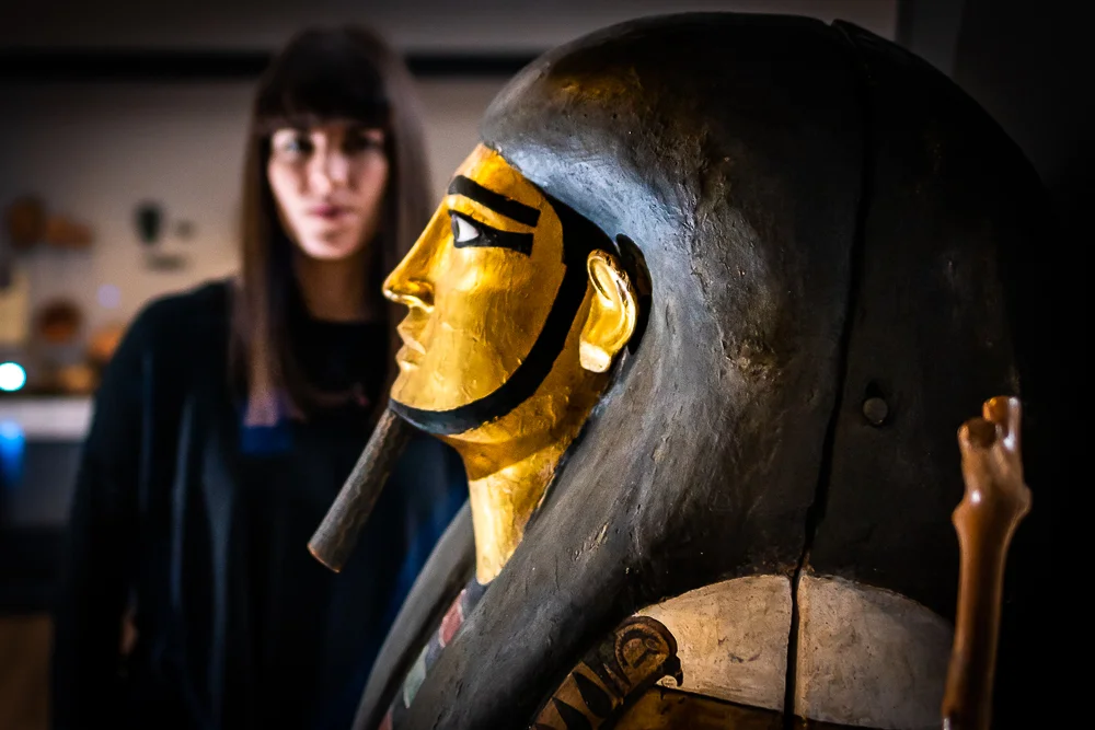 Promotional photos for the opening of the new galleries at the National Museum of Scotland