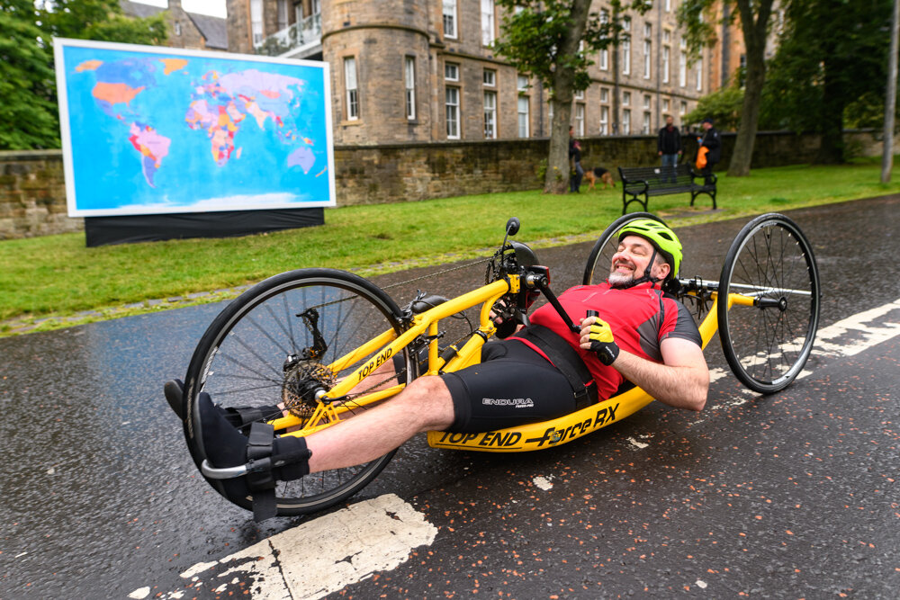 Cycling UK Pumped-up Portraits Campaign