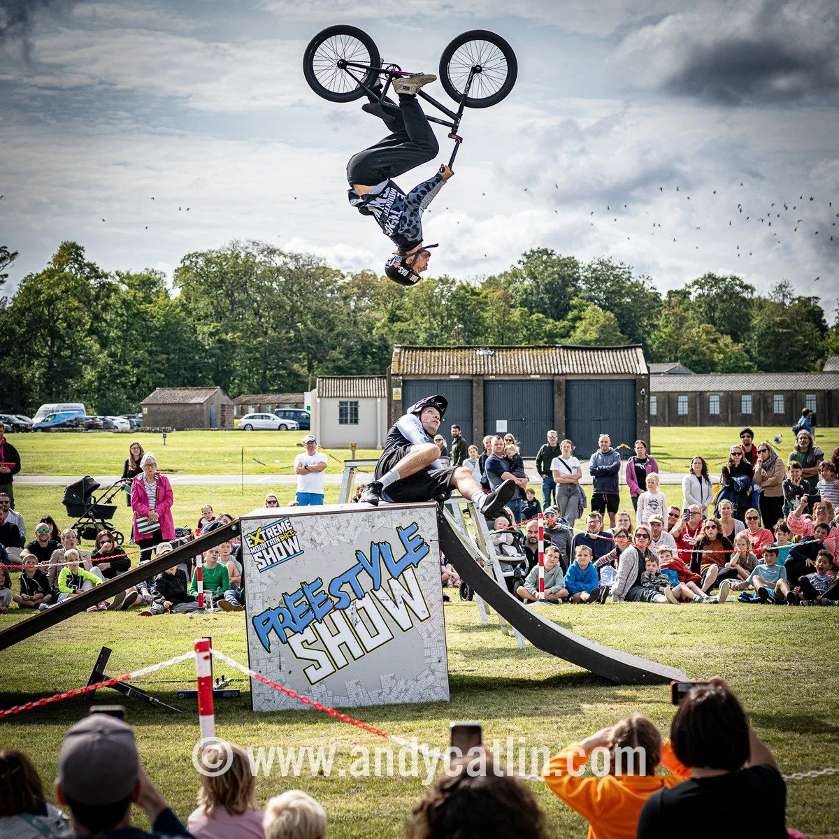 Fun day documenting all the good stuff at this year's 360 Fest at @nationalmuseumsscotland National Museum of Flight including the @extrememountainbikeshow not being limited by boring things like gravity 😳