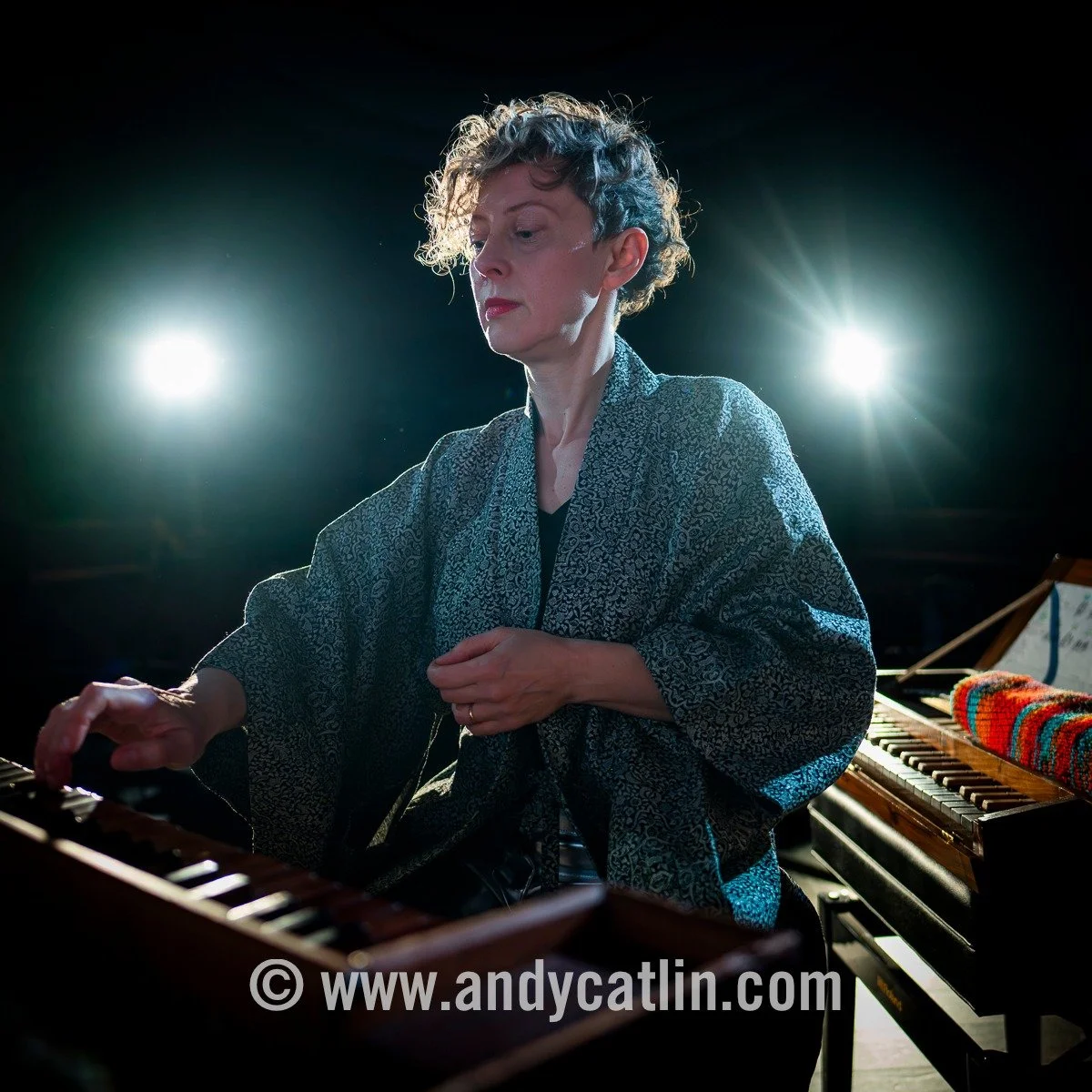 Brilliant &lsquo;Leaky Bodies and Touchy Software&rsquo; concert last night with @xeniapestova + @tinparkagram + @oliviapalmerbakermusic bringing together the future and history of music creation in unique location of @stceciliashall @edinburghuniver