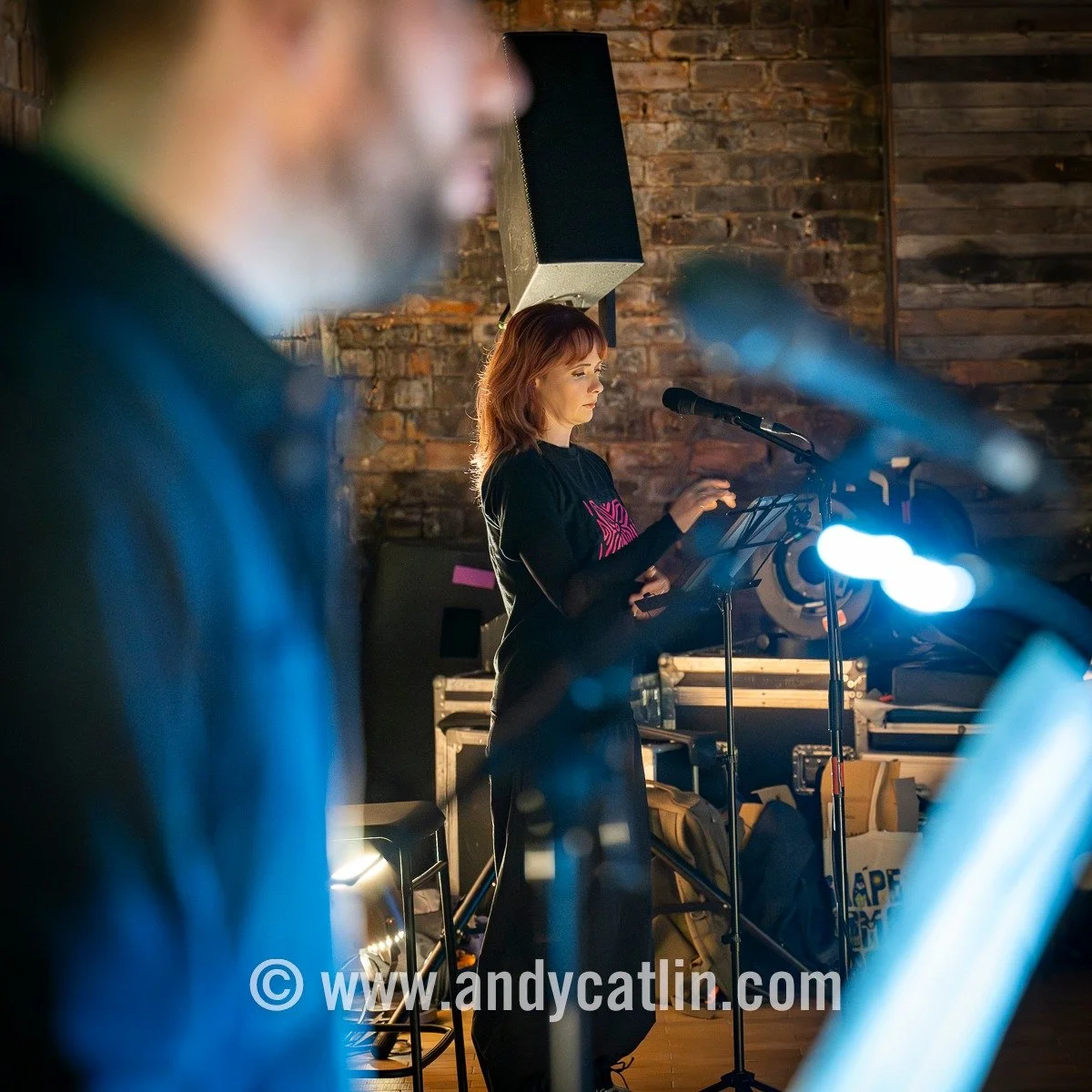 Still fizzing after Saturday night's @thenightwith bold and kinetic show with @haptic_music + @stefconnersong at @fruitmarketgallery 🧨 Photo album > https://andycatlin.myportfolio.com/the-night-before-31-january-2026