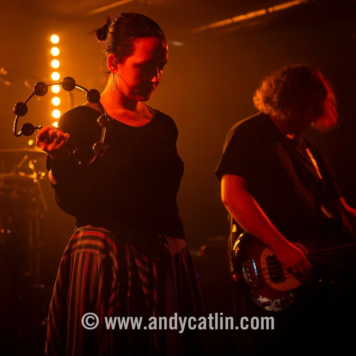 Textures on top of layers on top of textures tonight from @justmustard + @mrskydaddy at @labelleedinburgh c/o @432presents | Photo album > https://andycatlin.myportfolio.com/just-mustard-skydaddy-24-august-2026